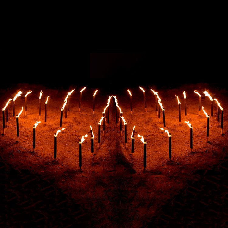 Fackelherzen-Set, Feuerherzen mit 45 Min. Brenndauer Fackelherzen Bausatz Liebeserklärung Flammenherzen Wachsfackel 45 Min. Brenndauer