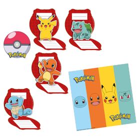 Übersicht Pokemon Party-Set mit Partygeschirr und dem Hinweis mit 26 Einzelteilen