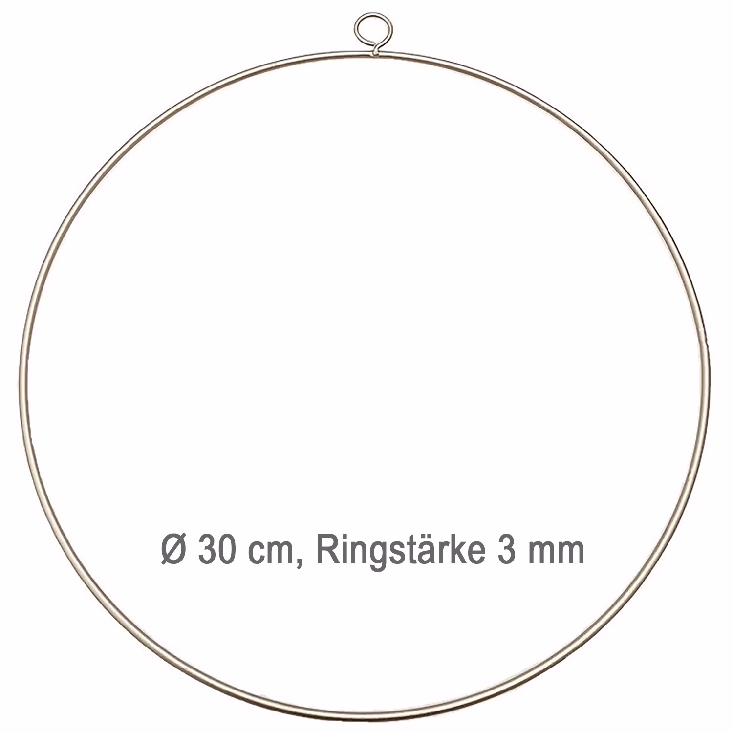 Metallring gold 30 cm Traumfänger Makramee Geburtstag Hochzeit Dekoration Bastelbedarf Floristik Zubehör