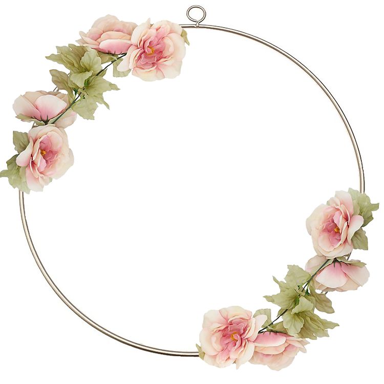 Metallring gold 30 cm Traumfänger Makramee Geburtstag Hochzeit Dekoration Bastelbedarf Floristik Zubehör