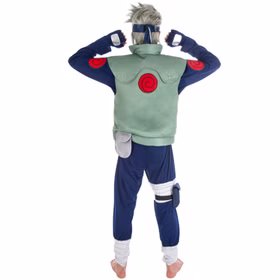 Kakashi Hatake Kostüm für Kinder Gr. 128-152 Naruto Shippuden Manga Fasching Kinderfasching Karneval Cosplay Kakashi Hatake Kostüm für Kinder Gr. 128-152 Naruto Shippuden Manga Fasching Kinderfasching Karneval Cosplay