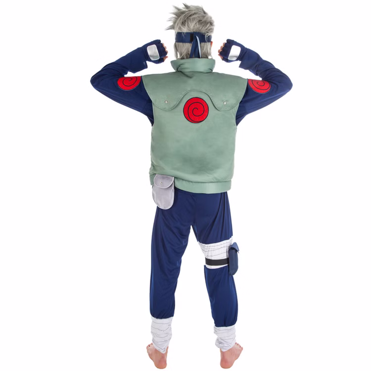 Kakashi Hatake Kostüm für Kinder Gr. 128-152 Naruto Shippuden Manga Fasching Kinderfasching Karneval Cosplay Kakashi Hatake Kostüm für Kinder Gr. 128-152 Naruto Shippuden Manga Fasching Kinderfasching Karneval Cosplay