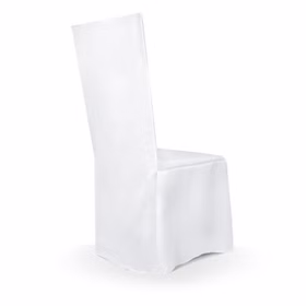 Stuhlhusse weiß matt universell ohne Falten Hochzeit Geburtstag Stuhlbezug für gerade Lehne Empfang Stuhlhusse weiß matt universell ohne Falten Hochzeit Geburtstag Stuhlbezug für gerade Lehne Empfang