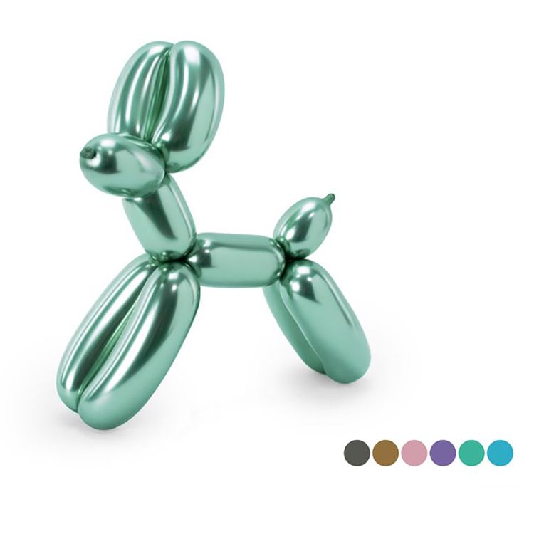 Modellierballons Kindergeburtstag metallic Ballons 31-tlg. Hochzeit Geburtstag Ballons bunt modellieren Hund Tiere Party-Zubehör Kinder