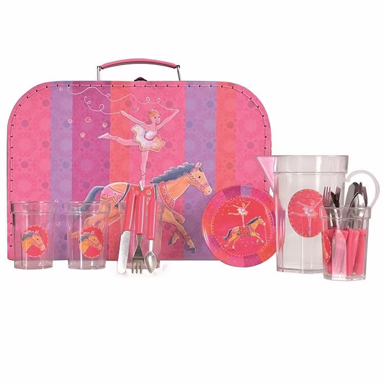 Kinder Küchengeschirr Teeservice Ballerina mit Pferd Kinderküche-Zubehör 22 Teile Spielzeug Rollenspiel Kindergeschirr Geschenk Kinder Küchengeschirr Teeservice Ballerina mit Pferd Kinderküche-Zubehör 22 Teile Spielzeug Rollenspiel Kindergeschirr Geschenk