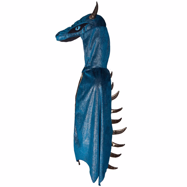Drachen Kostüm für Kinder Sternennacht blau metallic 5-6 Jahre Drachenumhang Geburtstag Kinderfasching Karneval Drachen Kostüm für Kinder Sternennacht blau metallic 5-6 Jahre Drachenumhang Geburtstag Kinderfasching Karneval