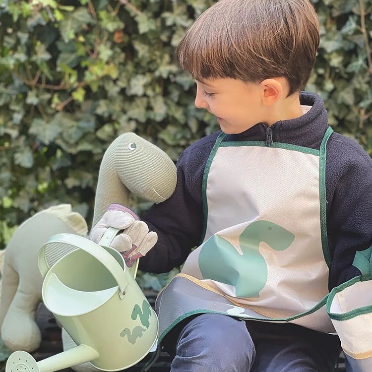 Schürze für Kinder Dino-Motiv inkl. Gartenwerkzeug 6-tlg. Gärtner-Set Schürze für Kinder inkl. Gartenwerkzeug 6-tlg. Gärtner-Set Hobbyschürze Garten-Schürze mit Dino-Motiv Dinosaurier Outdoor Spielzeug