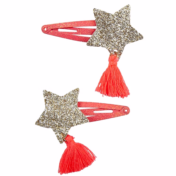 Kinderschmuck Set Sterne Halskette Armband Haarspangen Sternchen pastellfarben Mädchen Geburtstag Geschenkidee Kinderschmuck Set Sterne Halskette Armband Haarspangen Sternchen pastellfarben Mädchen Geburtstag Geschenkidee