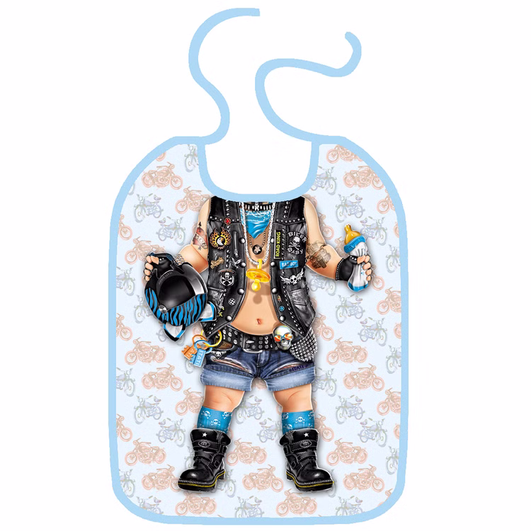Baby Lätzchen Biker Boy zum Binden 33 x 25 cm Geschenkidee hautfreundlich 1. Geburtstag Baby Lätzchen Biker Boy zum Binden 33 x 25 cm Geschenkidee hautfreundlich 1. Geburtstag