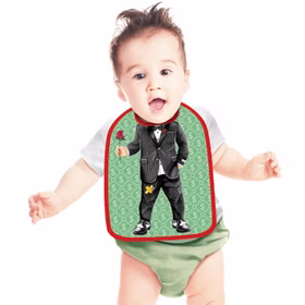 Baby Lätzchen Kleiner Gentleman zum Binden 33 x 25 cm Geschenkidee hautfreundlich 1. Geburtstag Baby Lätzchen Kleiner Gentleman zum Binden 33 x 25 cm Geschenkidee hautfreundlich 1. Geburtstag