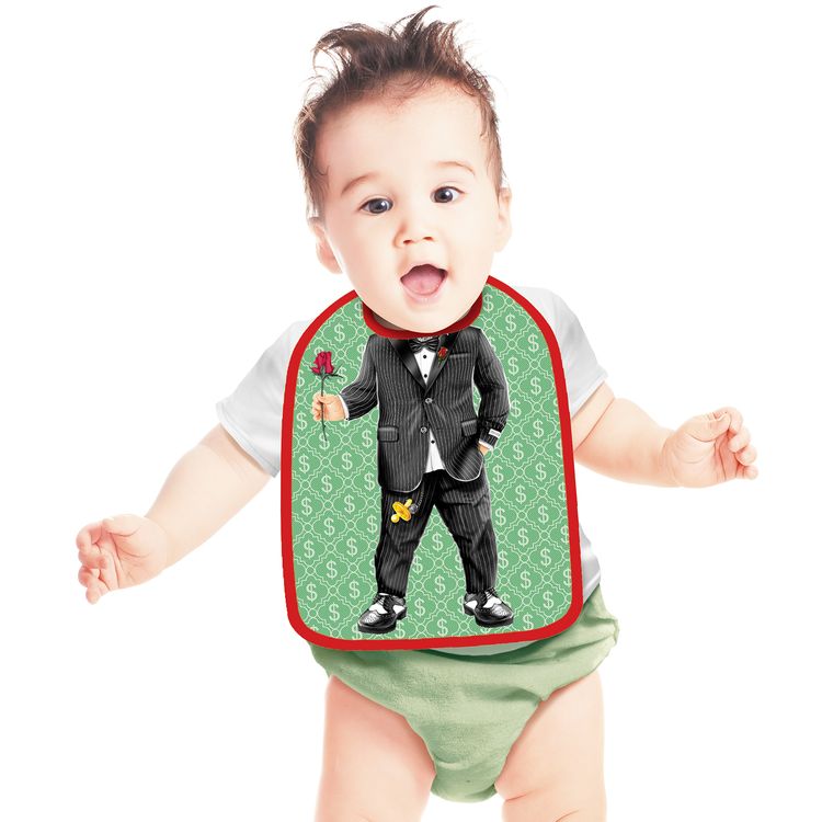 Baby Lätzchen Kleiner Gentleman zum Binden Geschenkidee hautfreundlich 33 x 25 cm Baby Lätzchen Kleiner Gentleman zum Binden 33 x 25 cm Geschenkidee hautfreundlich 1. Geburtstag