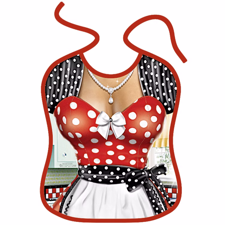 Erwachsenen Latz 43 x 40 cm 50er Jahre Dinner Lady Partygag Geburtstag Geschenk JGA Damen Herren witzige Geschenkidee Erwachsenen Latz 43 x 40 cm 50er Jahre Dinner Lady Partygag Geburtstag Geschenk JGA Damen Herren witzige Geschenkidee