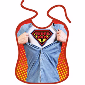 Erwachsenen Latz 43 x 40 cm Super Dad Partygag Geburtstag Geschenk JGA Herren Geschenkidee Vatertag Super-Papa Erwachsenen Latz 43 x 40 cm Super Dad Partygag Geburtstag Geschenk JGA Herren Geschenkidee Vatertag Super-Papa