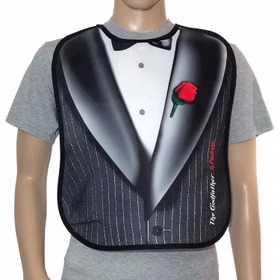 Erwachsenen Latz 43 x 40 cm Godfather Der Pate Partygag Geburtstag Geschenk JGA Herren Geschenkidee