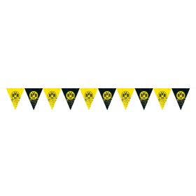 XXL BVB Borussia Dortmund Party-Set schwarz-gelb Fußball 61 Teile Partygeschirr Luftballons