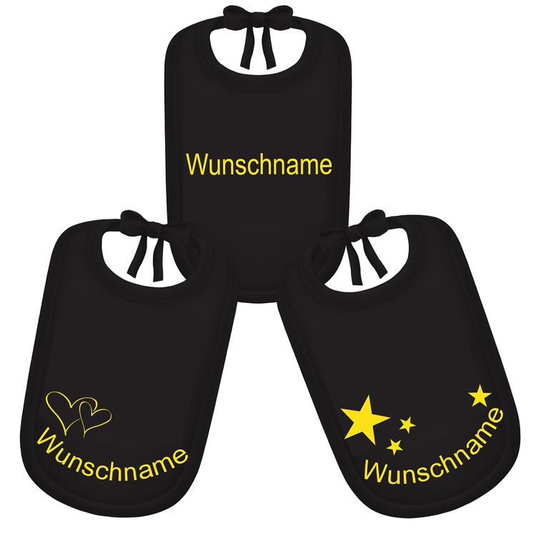 Unisex Baby Lätzchen mit Wunschname personalisiert Geschenk zur Geburt Geschenkidee Kleckerlätzchen Geburtstag SALE 
