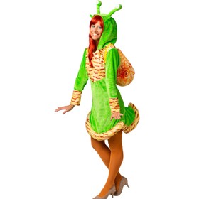 Schnecken Kostüm Speedy für Damen Gr. 34-48 grün Tier Schnecke Tierkostüm Fasching Karneval Mottoparty