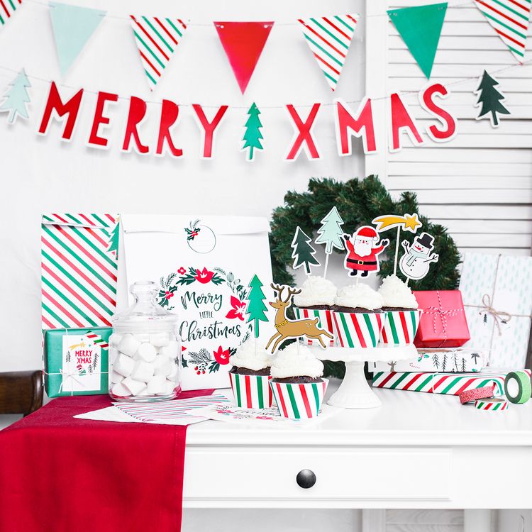 Geschenkpapier Weihnachten Merry Xmas Mix 2 Rollen 70 x 200 cm Geschenkpapier Weihnachten Merry Xmas Mix 2 Rollen 70x200 cm Deko Weihnachtspapier Geschenke einpacken Advent Heiligabend Festtage