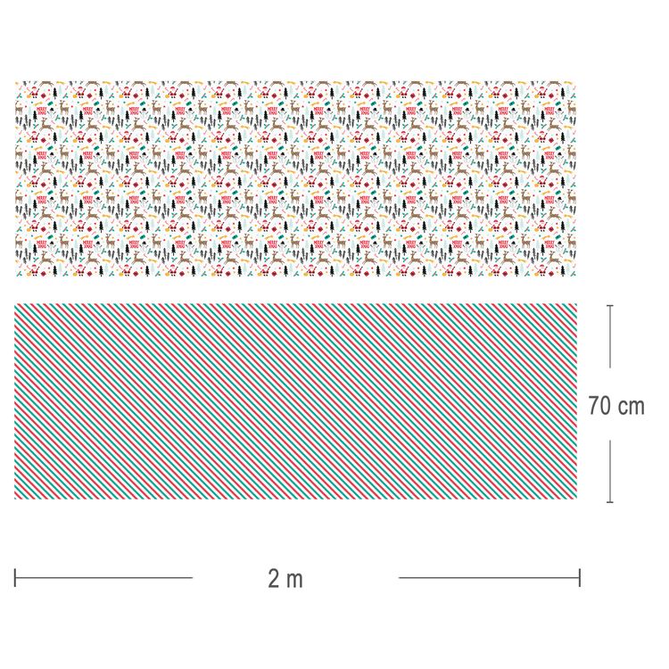 Geschenkpapier Weihnachten Merry Xmas Mix 2 Rollen 70 x 200 cm Geschenkpapier Weihnachten Merry Xmas Mix 2 Rollen 70x200 cm Deko Weihnachtspapier Geschenke einpacken Advent Heiligabend Festtage