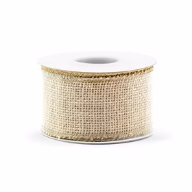 Juteband Natur 5 cm x 5 m Dekoband Geschenkband Hochzeit Basteln Deko-Band Hochzeit Weihnachten Geburtstag Naturbraunes Juteband auf Rolle mit 5 Metern Länge und 5 Zentimetern Breite für Dekorationen und Bastelarbeiten.