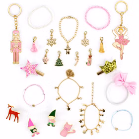 Adventskalender Mädchen Schmuck mit Schmuckkasten rosa Etui  24 Adventskalender-Fenster Geschenkidee Mädchen hochwertig Advent Weihnachten Geburtstag