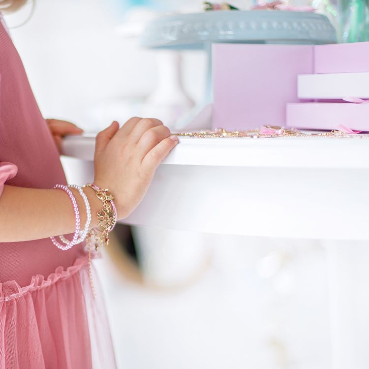 Adventskalender Mädchen Schmuck mit Schmuckkasten rosa Etui  24 Adventskalender-Fenster Geschenkidee Mädchen hochwertig Advent Weihnachten Geburtstag