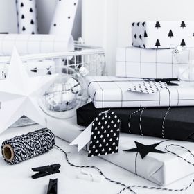 DIY Baumwoll-Schnur zweifarbig 50m Deko-Band Paketschnur Baumwollfaden zum Basteln Weihnachten Geschenke einpacken Hochzeits-Deko Tisch-Deko