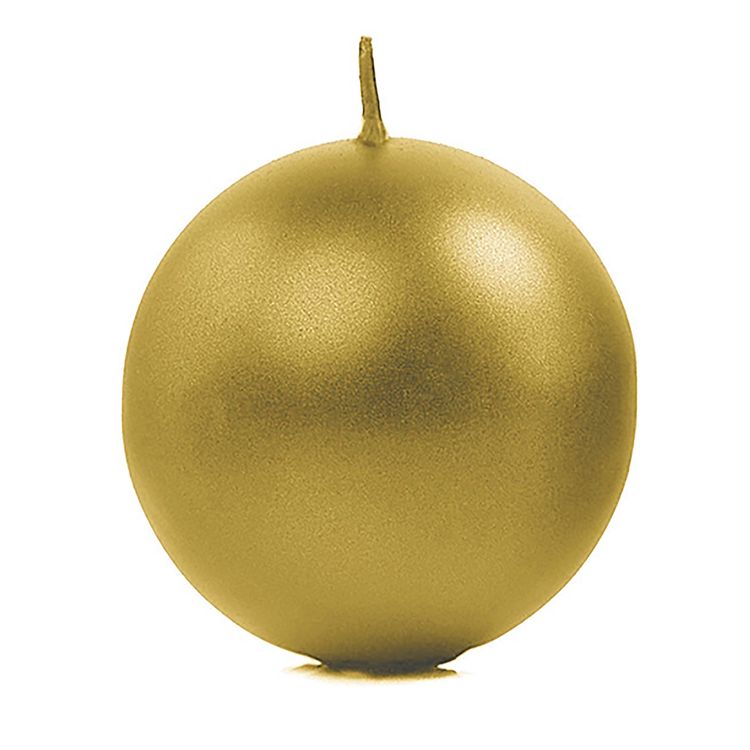 Runde Kerzen 10 Stück 6 cm Kugelkerzen Deko metallic rosé gold  Runde Kerzen 10 Stück 6 cm Kugelkerzen Deko roséfarben goldfarben Hochzeit Weihnachten Geburtstag Tisch-Deko