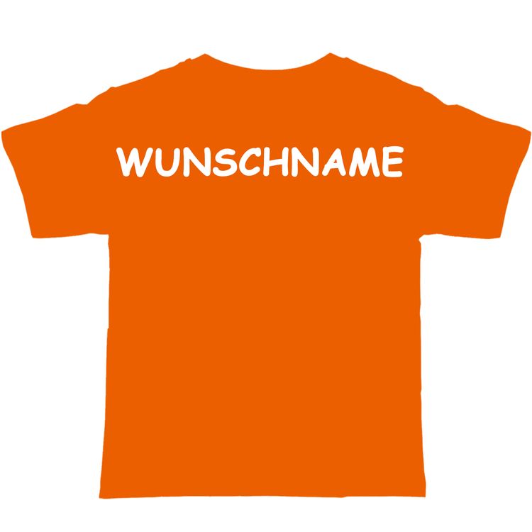 Kinder T-Shirt Schulanfänger Lama mit Wunschname Gr. 110-152 orange SALE Zuckertüte Geschenkidee