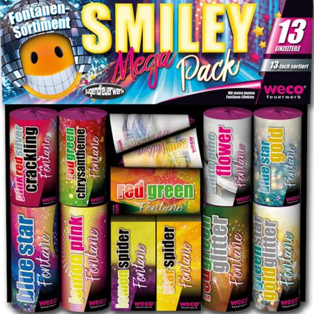 Smiley Mega Pack Kinderfeuerwerk von Weco
