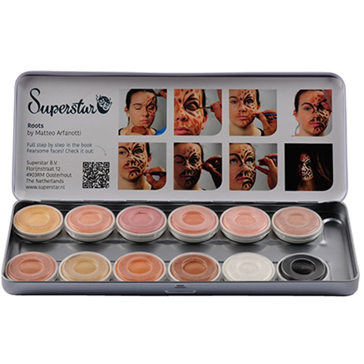 Gesichts- und Körperschminke 6 Pastellfarben Aqua Schminke Kostüm-Zubehör Make-Up Fasching Karneval Mottoparty Kinder-Geburtstag