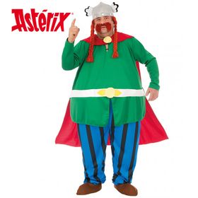 Majestix Häuptling Kostüm für Herren Gr. M-XL Asterix & Obelix Fasching Karneval Mottoparty Gruppenkostüm Filmheld 