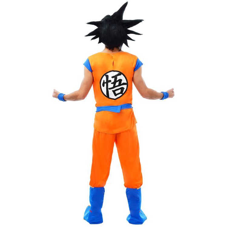 Son-Goku Kostüm Dragonball Z für Kinder Gr. 116-152 blau-orange Fasching Karneval Kindergeburtstag Mottoparty Manga Anime