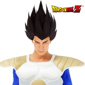 Vegeta Perücke Dragonball Z für Herren Onesize schwarz Kostüm-Zubehör Fasching Karneval Mottoparty