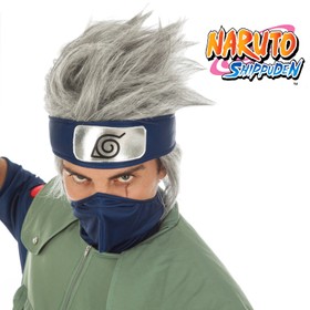 Kakashi Hatake Kostüm deluxe für Erwachsene Naruto inkl. Perücke Gr. S-L Fasching Karneval Mottoparty Cosplay