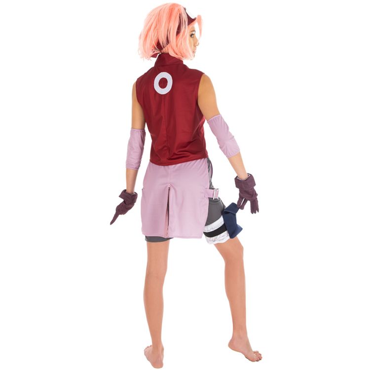 Sakura Haruno Kostüm deluxe Naruto für Damen inkl. Perücke Sakura Haruno Kostüm deluxe Naruto für Damen inkl. Perücke Gr. XS-L rosa Fasching Karneval Mottoparty Manga Anime Paarkostüm