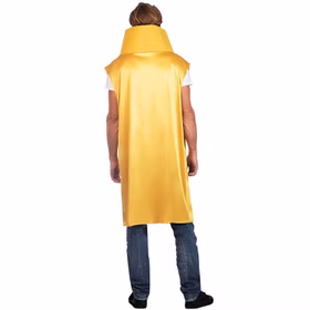 Corona Bier Kostüm für Erwachsene Onesize gelb Fasching Karneval JGA Mottoparty Unisex für Damen und Herren Corona Bier Kostüm für Erwachsene Onesize gelb Fasching Karneval JGA Mottoparty Unisex für Damen und Herren