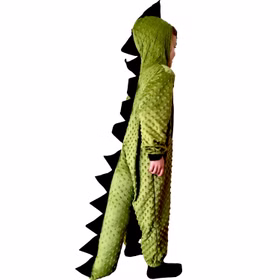 Drache Draco Kostüm grüner T-Rex für Kinder Gr. 116 grün Fasching Karneval Kindergeburtstag Tierkostüm Dino Overall Rollenspiel