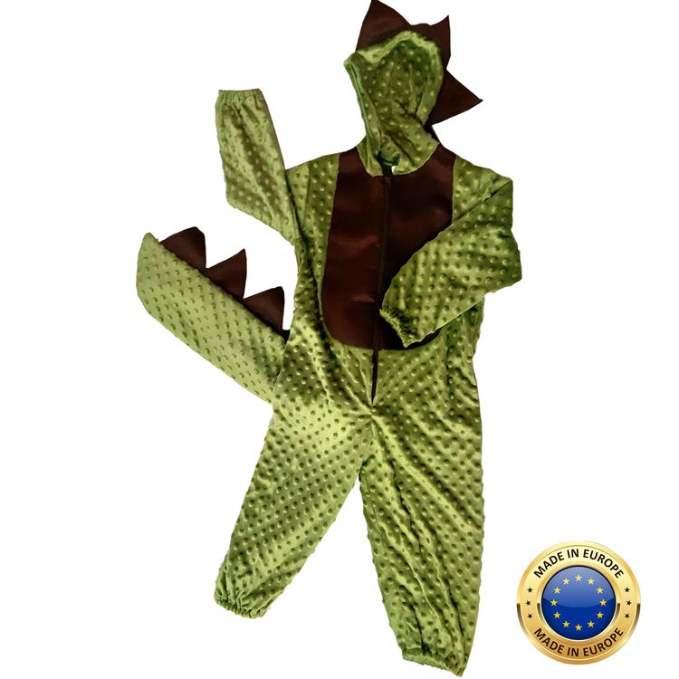 Drache Draco Kostüm grüner T-Rex für Kinder Drache Draco Kostüm grüner T-Rex für Kinder Gr. 116 grün Fasching Karneval Kindergeburtstag Tierkostüm Dino Overall Rollenspiel