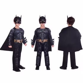 Batman Deluxe Kostüm The Dark Night Rises für Kinder 6-12 Jahre schwarz Filmheld Superheld Fasching Karneval Mottoparty Kindergeburtstag Batman Deluxe Kostüm The Dark Night Rises für Kinder 6-12 Jahre schwarz Filmheld Superheld Fasching Karneval Mottoparty Kindergeburtstag