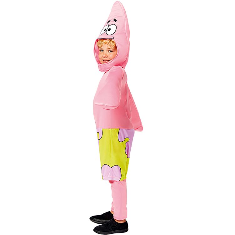 Patrick Seestern Kostüm aus Spongebob Schwammkopf für Kinder Patrick Seestern Kostüm aus Spongebob Schwammkopf für Kinder 3-8 Jahre rosa Fasching Karneval Mottoparty Kindergeburtstag Sponge Squarepants Meerestier Lizenzkostüm