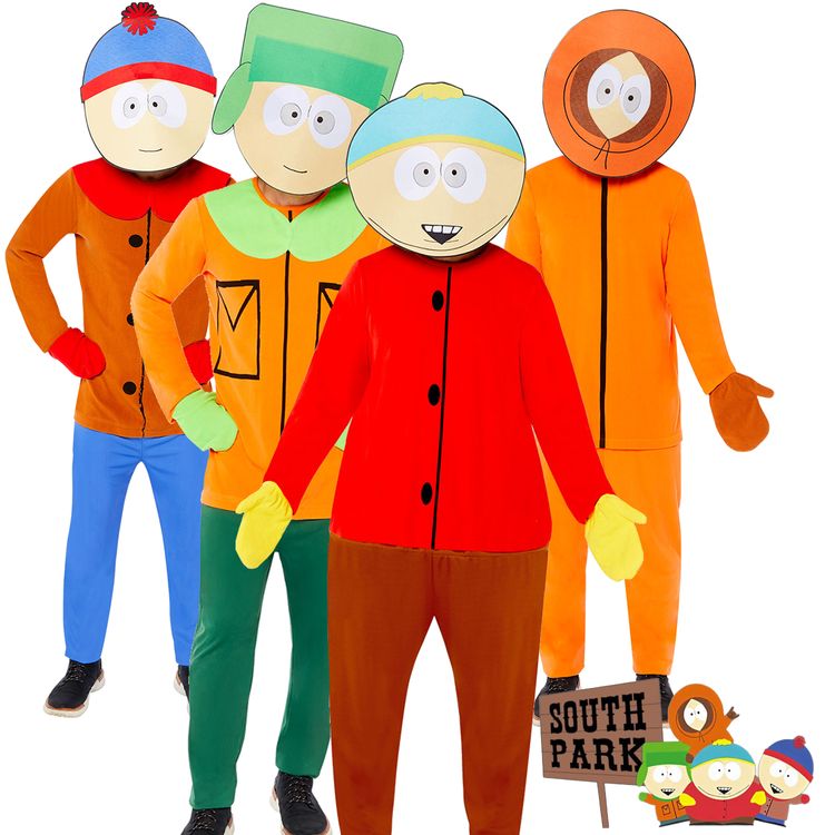 South Park Kostüm Kyle für Teenager und Erwachsene South Park Kostüm Kyle für Teenager und Erwachsene Gr. S-L Fasching Karneval Mottoparty Gruppenkostüm Filmheld 90er Jahre