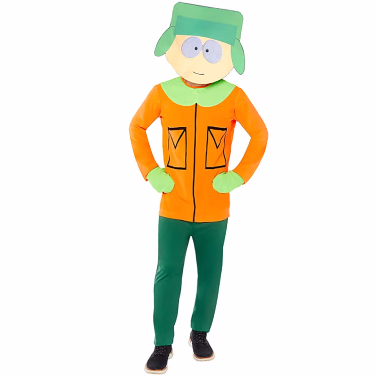 South Park Kostüm Kyle für Teenager und Erwachsene Gr. S-L Fasching Karneval Mottoparty Gruppenkostüm Filmheld 90er Jahre South Park Kostüm Kyle für Teenager und Erwachsene Gr. S-L Fasching Karneval Mottoparty Gruppenkostüm Filmheld 90er Jahre