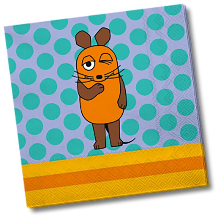 XXL Die Maus Party-Set Kindergeburtstag 8 Kinder 86-tlg. Pappgeschirr Mottoparty Tischdeko Die Sendung mit der Maus Luftballons Modellierballons Deko