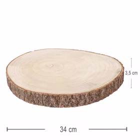 Holzscheibe Baumscheibe Deko Hochzeit 1 Stück 34 cm x 3,5 cm Tisch-Deko Geburtstag Sommer-Party Mottoparty DIY Dekoration Holzscheibe Baumscheibe Deko Hochzeit 1 Stück 34 cm x 3,5 cm Tisch-Deko Geburtstag Sommer-Party Mottoparty DIY Dekoration