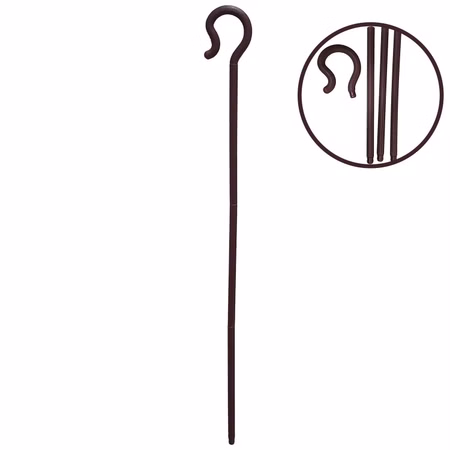 Hirtenstab braun 152 cm Kostüm-Zubehör Weihnachten zum Zusammenstecken Krippenspiel Schäfer Nachtwächter Fasching Karneval Mottoparty Hirtenstab braun 152 cm Kostüm-Zubehör Weihnachten zum Zusammenstecken Krippenspiel Schäfer Nachtwächter Fasching Karneval Mottoparty