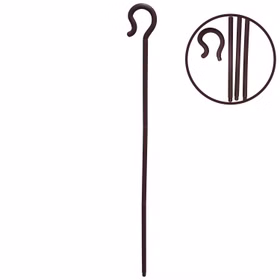 Hirtenstab braun 152 cm Kostüm-Zubehör Weihnachten zum Zusammenstecken Krippenspiel Schäfer Nachtwächter Fasching Karneval Mottoparty Hirtenstab braun 152 cm Kostüm-Zubehör Weihnachten zum Zusammenstecken Krippenspiel Schäfer Nachtwächter Fasching Karneval Mottoparty