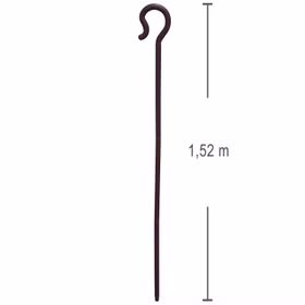 Hirtenstab braun 152 cm Kostüm-Zubehör Weihnachten zum Zusammenstecken Krippenspiel Schäfer Nachtwächter Fasching Karneval Mottoparty Hirtenstab braun 152 cm Kostüm-Zubehör Weihnachten zum Zusammenstecken Krippenspiel Schäfer Nachtwächter Fasching Karneval Mottoparty