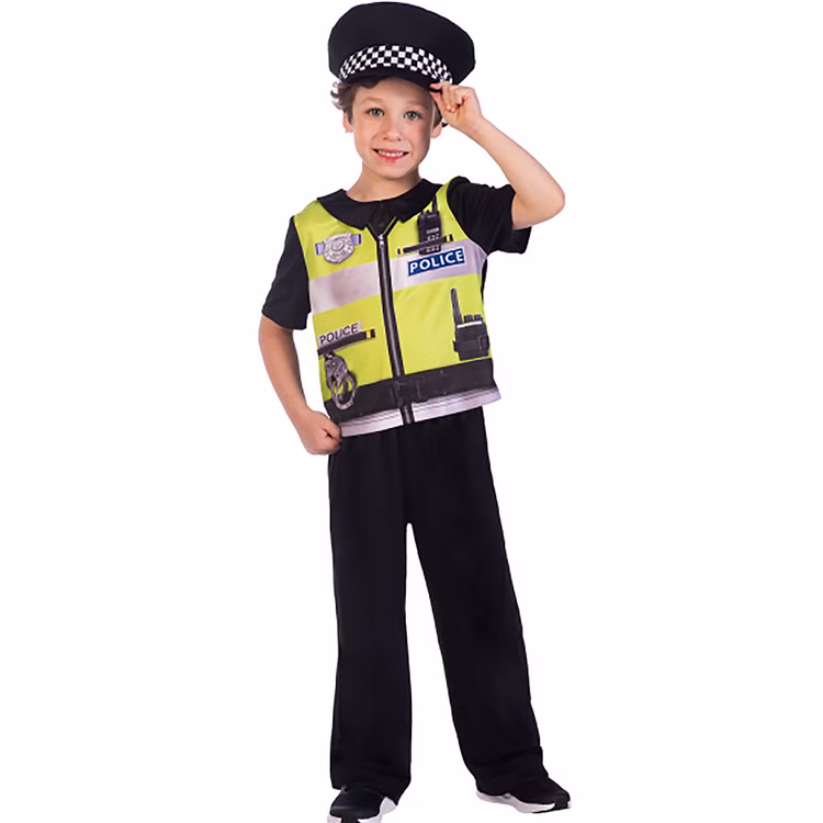 Polizei Kostüm Polizeiobermeister Jakob für Kinder Gr. 128-134 mit Mütze nachhaltig produziert umweltfreundlich Fasching Karneval Mottoparty Kindergeburtstag Rollenspiel Polizei Kostüm Polizeiobermeister Jakob für Kinder Gr. 128-134 mit Mütze nachhaltig produziert umweltfreundlich Fasching Karneval Mottoparty Kindergeburtstag Rollenspiel