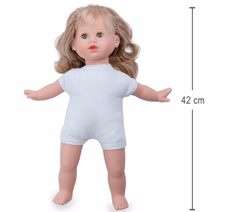 Puppe Ida 42 cm mit langen Haaren & Schlafaugen Weichkörper Spielzeug Puppe zum kämmen und frisieren Geschenkidee Puppe Ida 42 cm mit langen Haaren & Schlafaugen Weichkörper Spielzeug Puppe zum kämmen und frisieren Geschenkidee